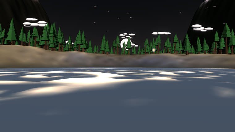 First glow and a meteor